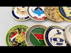 عملة تذكارية عملة تحدي عملة مخصصة سبيكة الزنك المعدنية ناعمة صلبة من المينا الذكرى